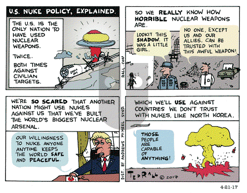 Ted Rall on Friday April 21, 2017 Comic Strip
