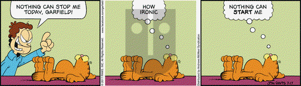 Garfield on Monday July 17, 2017 Comic Strip