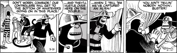 Alley Oop on Friday March 21, 1975 Comic Strip