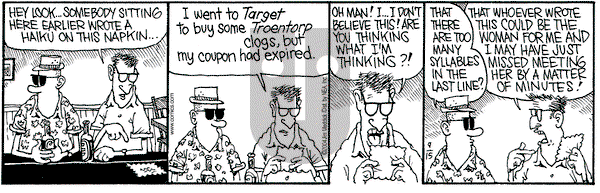 Monty on Wednesday September 15, 2004 Comic Strip