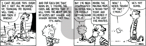 Calvin and Hobbes - Thursday March 7, 2019 Comic Strip