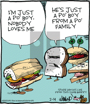 Reality Check - Saturday February 14, 2015 Comic Strip