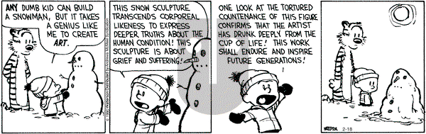Calvin and Hobbes - Tuesday February 18, 2020 Comic Strip