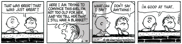 Peanuts on Wednesday June 18, 1986 Comic Strip