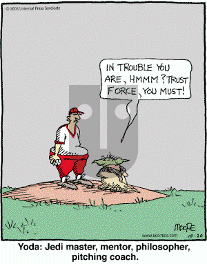 In the Bleachers - Monday October 20, 2003 Comic Strip