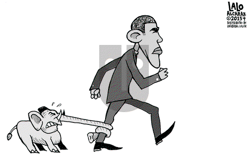 Lalo Alcaraz on Wednesday January 23, 2013 Comic Strip