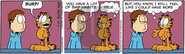 Garfield on Wednesday October 7, 2009 Comic Strip