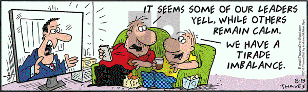 Frank and Ernest on Monday August 13, 2018 Comic Strip