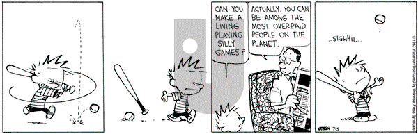 Calvin and Hobbes on Monday July 5, 1993 Comic Strip