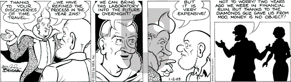 Alley Oop on Thursday January 2, 2003 Comic Strip