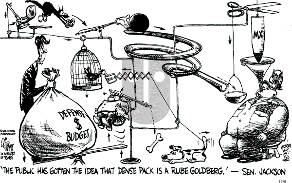 Pat Oliphant - Thursday December 9, 1982 Comic Strip