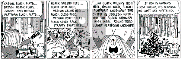 Cathy Classics on Thursday November 9, 1995 Comic Strip