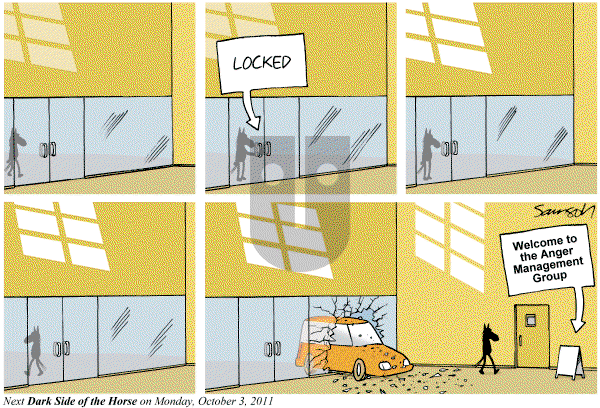 Dark Side of the Horse on Saturday October 1, 2011 Comic Strip