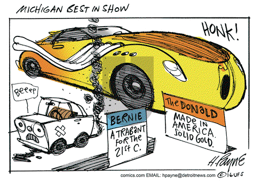 Henry Payne on Thursday March 10, 2016 Comic Strip