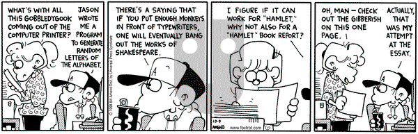 FoxTrot on Friday October 9, 1998 Comic Strip