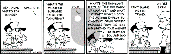 FoxTrot on Thursday February 13, 2003 Comic Strip