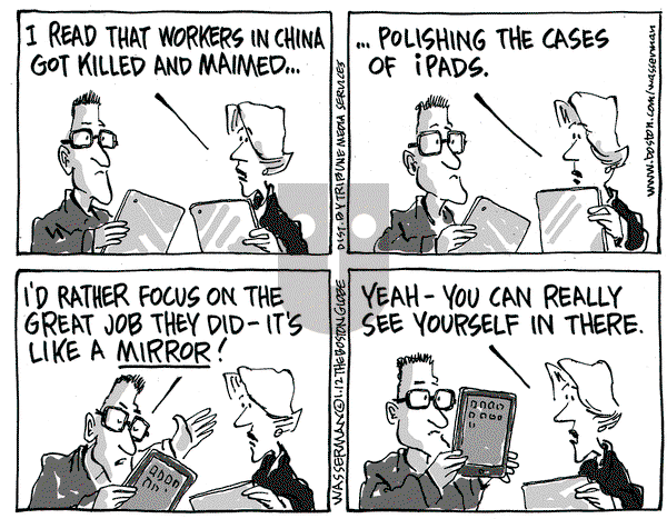 Matt Davies on Monday January 30, 2012 Comic Strip