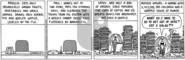Cathy Classics on Tuesday February 23, 1993 Comic Strip