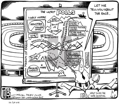 Tom Toles on Sunday October 24, 2004 Comic Strip