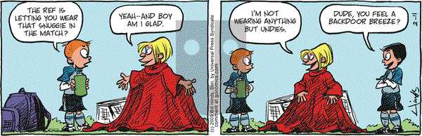 Cleats on Wednesday February 11, 2009 Comic Strip