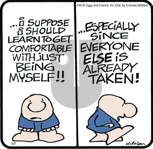 Ziggy on Monday May 7, 2018 Comic Strip