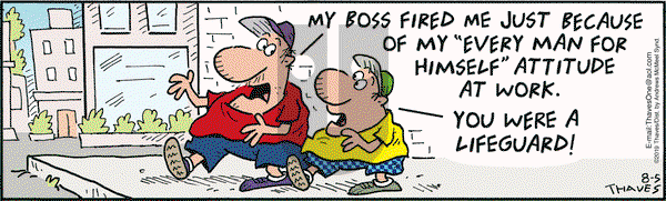 Frank and Ernest on Monday August 5, 2019 Comic Strip