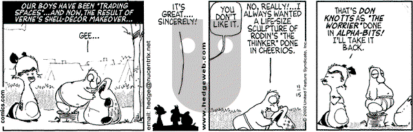 Over the Hedge on Friday November 15, 2002 Comic Strip