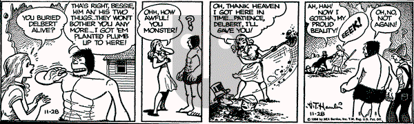 Alley Oop on Wednesday November 28, 1956 Comic Strip