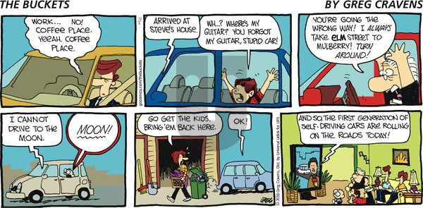 The Buckets on Sunday December 6, 2015 Comic Strip