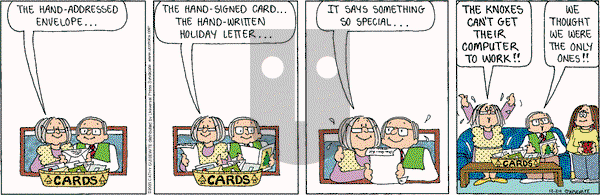 Cathy Classics on Saturday December 27, 2003 Comic Strip