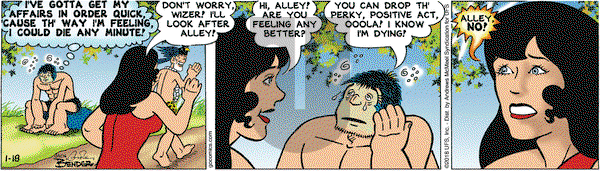 Alley Oop on Thursday January 18, 2018 Comic Strip