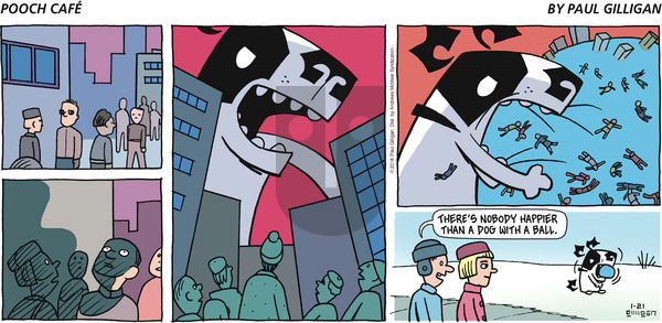 Pooch Cafe on Sunday January 21, 2018 Comic Strip