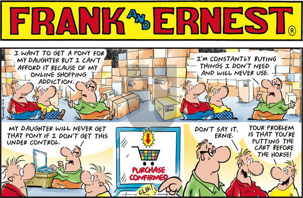 Frank and Ernest on Sunday October 6, 2019 Comic Strip