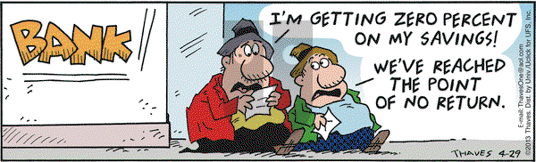 Frank and Ernest on Monday April 29, 2013 Comic Strip