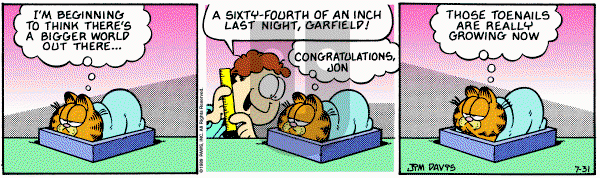 Garfield on Monday July 31, 1989 Comic Strip