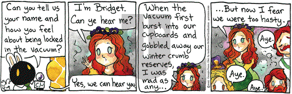Breaking Cat News on Wednesday April 9, 2025 Comic Strip