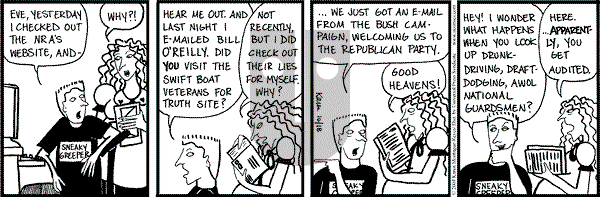 Clear Blue Water on Monday October 18, 2004 Comic Strip