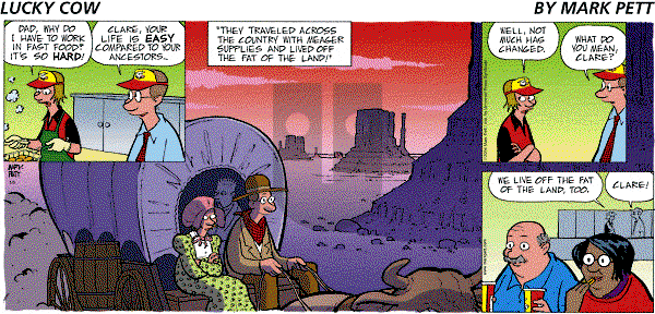 Lucky Cow on Sunday May 11, 2025 Comic Strip
