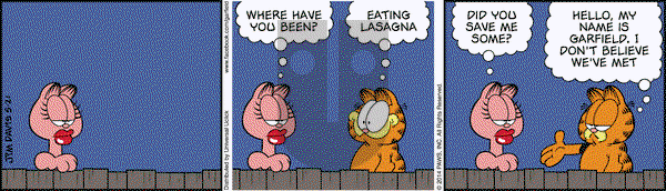 Garfield on Wednesday May 21, 2014 Comic Strip