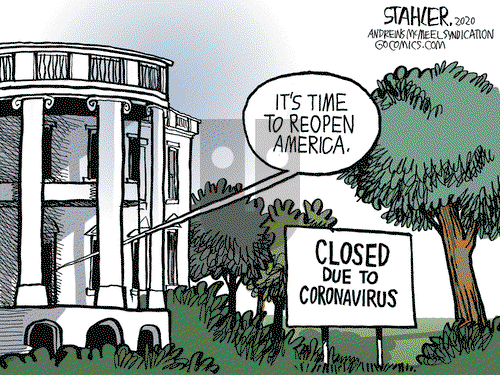 Jeff Stahler on Tuesday May 12, 2020 Comic Strip