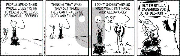 Cow and Boy Classics on Friday August 15, 2008 Comic Strip