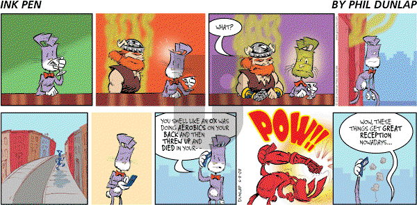 Ink Pen - Sunday June 8, 2008 Comic Strip