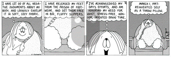 Cathy Classics on Saturday March 1, 1997 Comic Strip