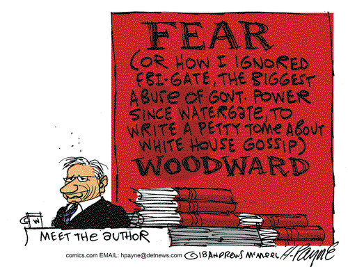 Henry Payne on Thursday September 13, 2018 Comic Strip