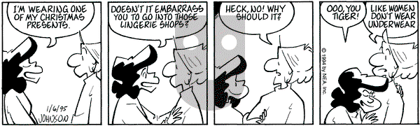 Arlo and Janis on Friday January 6, 1995 Comic Strip