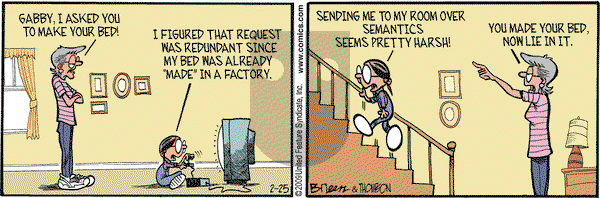 Grand Avenue on Wednesday February 25, 2009 Comic Strip