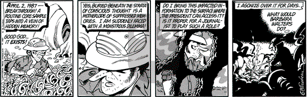 Doonesbury on Thursday April 2, 1987 Comic Strip