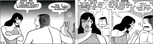 Alley Oop on Friday February 13, 2004 Comic Strip