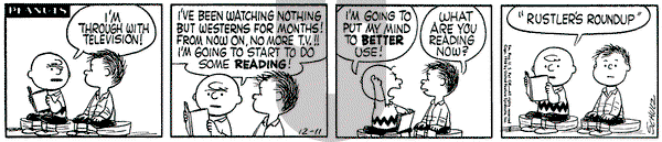 Peanuts on Thursday December 11, 1958 Comic Strip