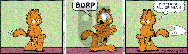 Garfield - Tuesday June 25, 2013 Comic Strip